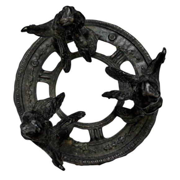 Angels Cherubs Metal Watch Holder/Stand/Display String Instruments - Picture 2 of 3